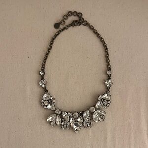 C Wonder Statement Silver/Diamond Necklace